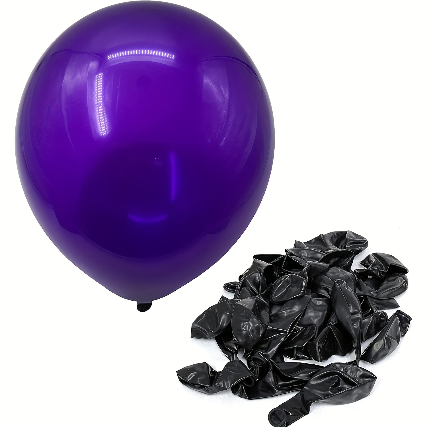 Sachet de 25 ballons violet de qualité prémium