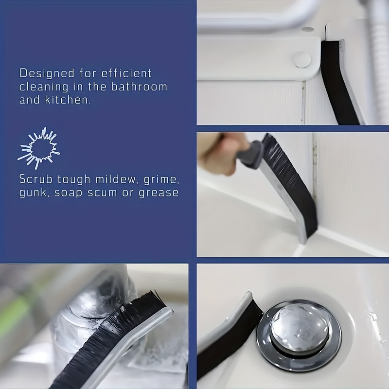 Flexibale Cleaning Brush Groove Crevice Brush Bathroom - Temu