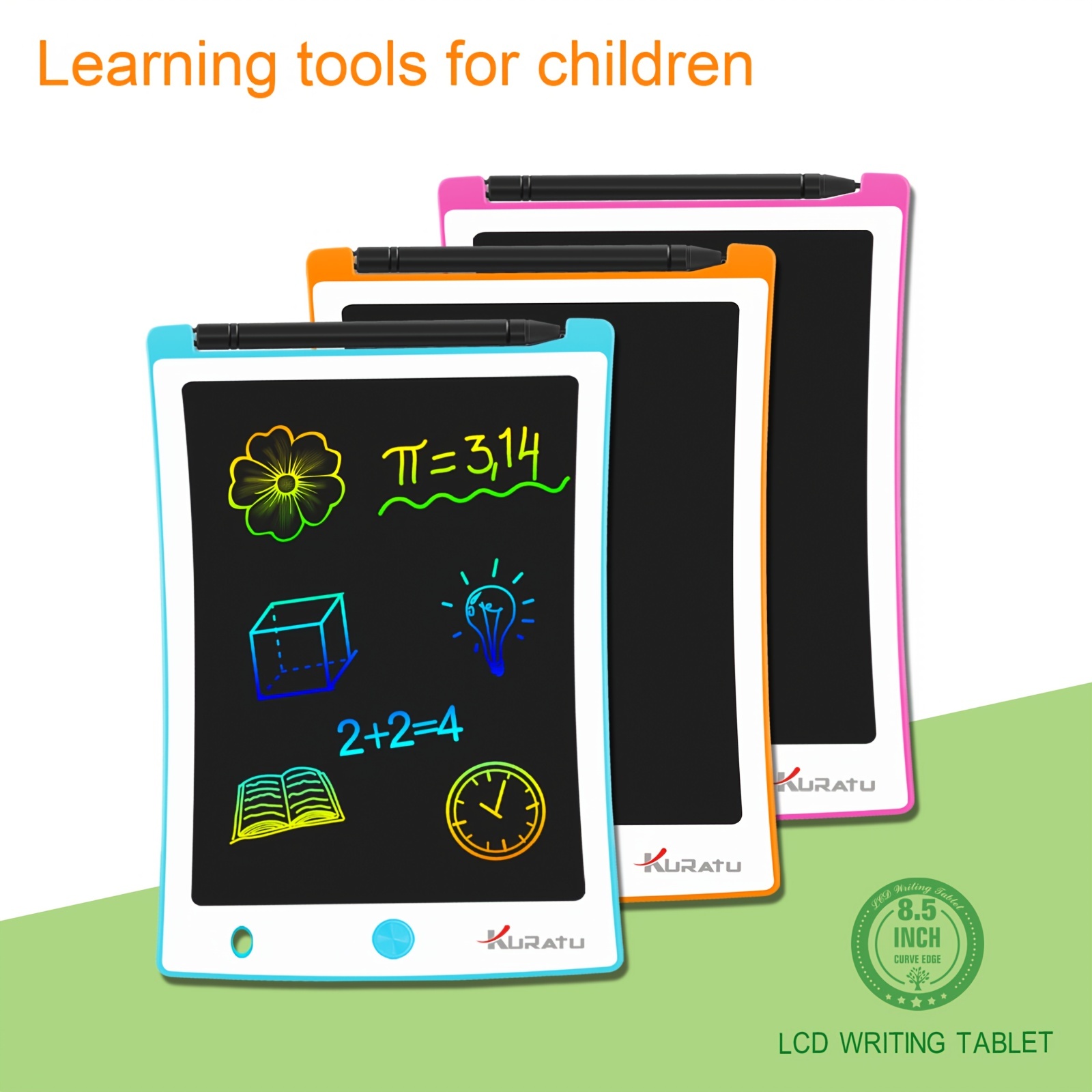 Tablette à dessin LCD pour enfants, outils de peinture, tableau d'écriture  électronique, jouets pour garçons