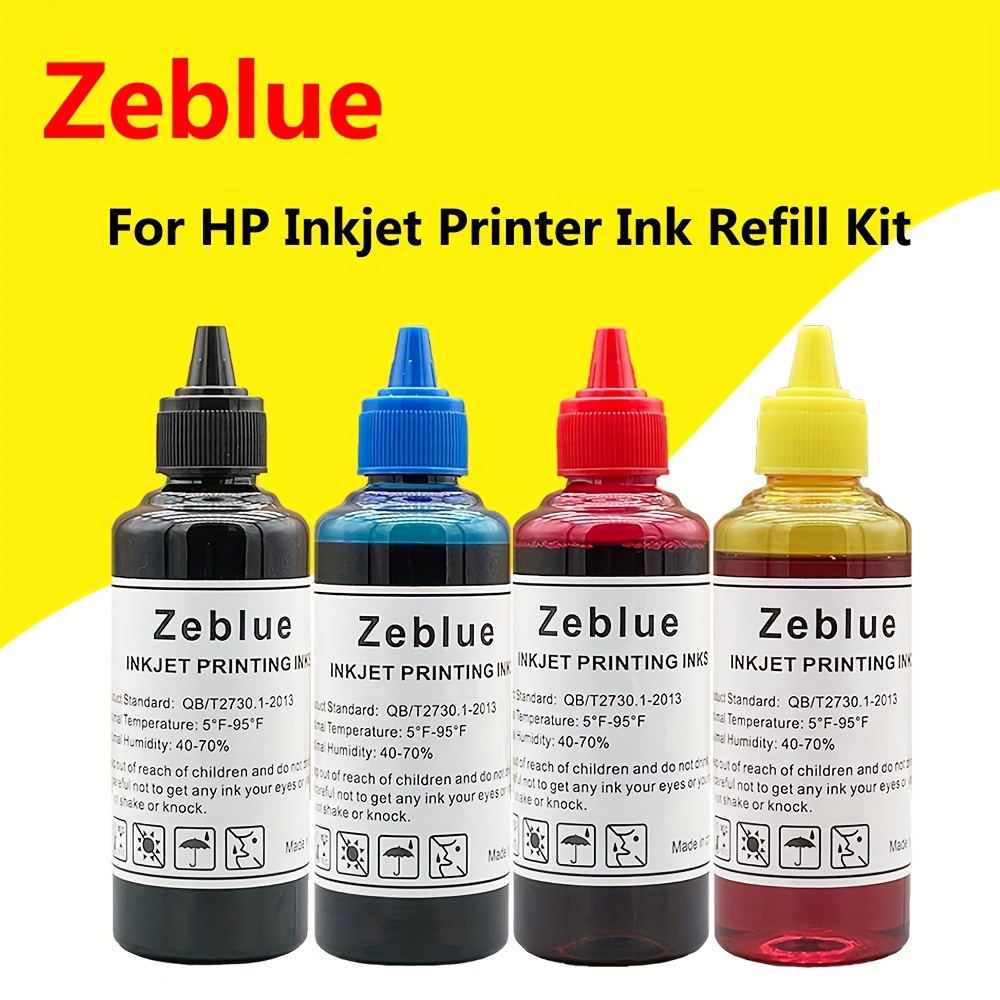 250ml BK Bottle Printer Ink Refill Kit HP 60 61 62 63 64 65 67 910 950 951  564