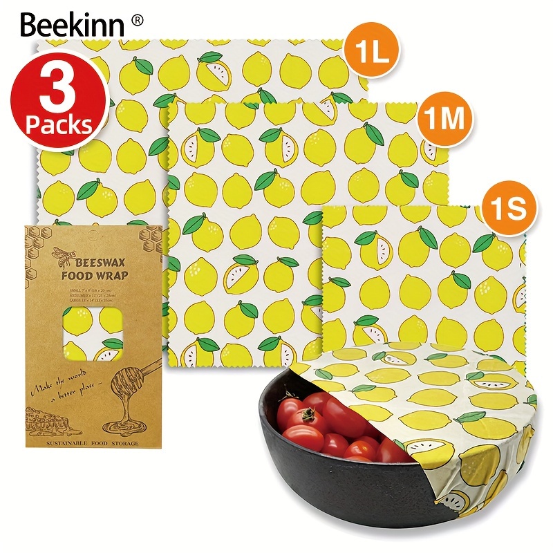 Pack x 3 Envolturas ecológicas con cera de abejas – Samaná