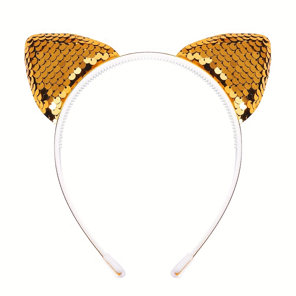 Gradient Holographic Cat Ears Headband