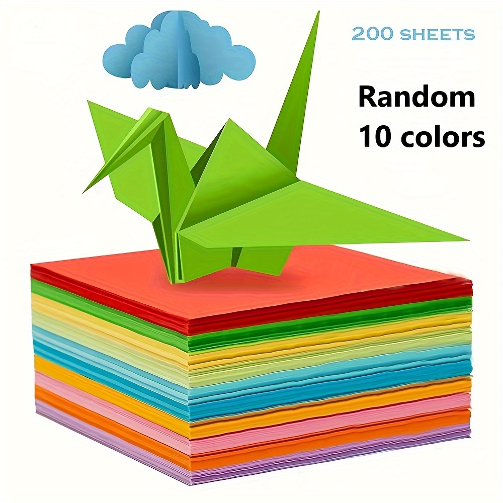 200 Sheets 10 Colors Colored Paper A4 Printer Paper Copy Paper