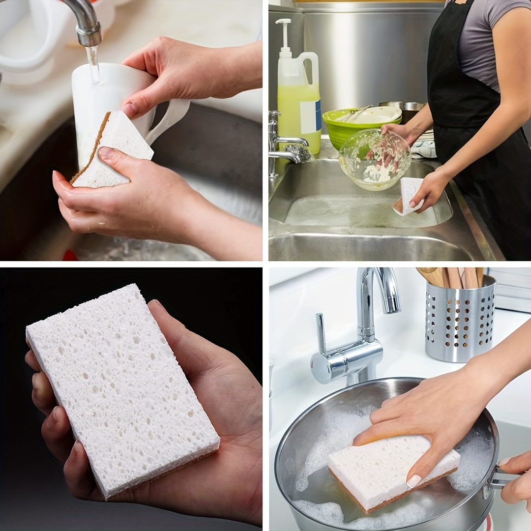 Natural Sisal Cellulose Cleaning Scrubber Sponge