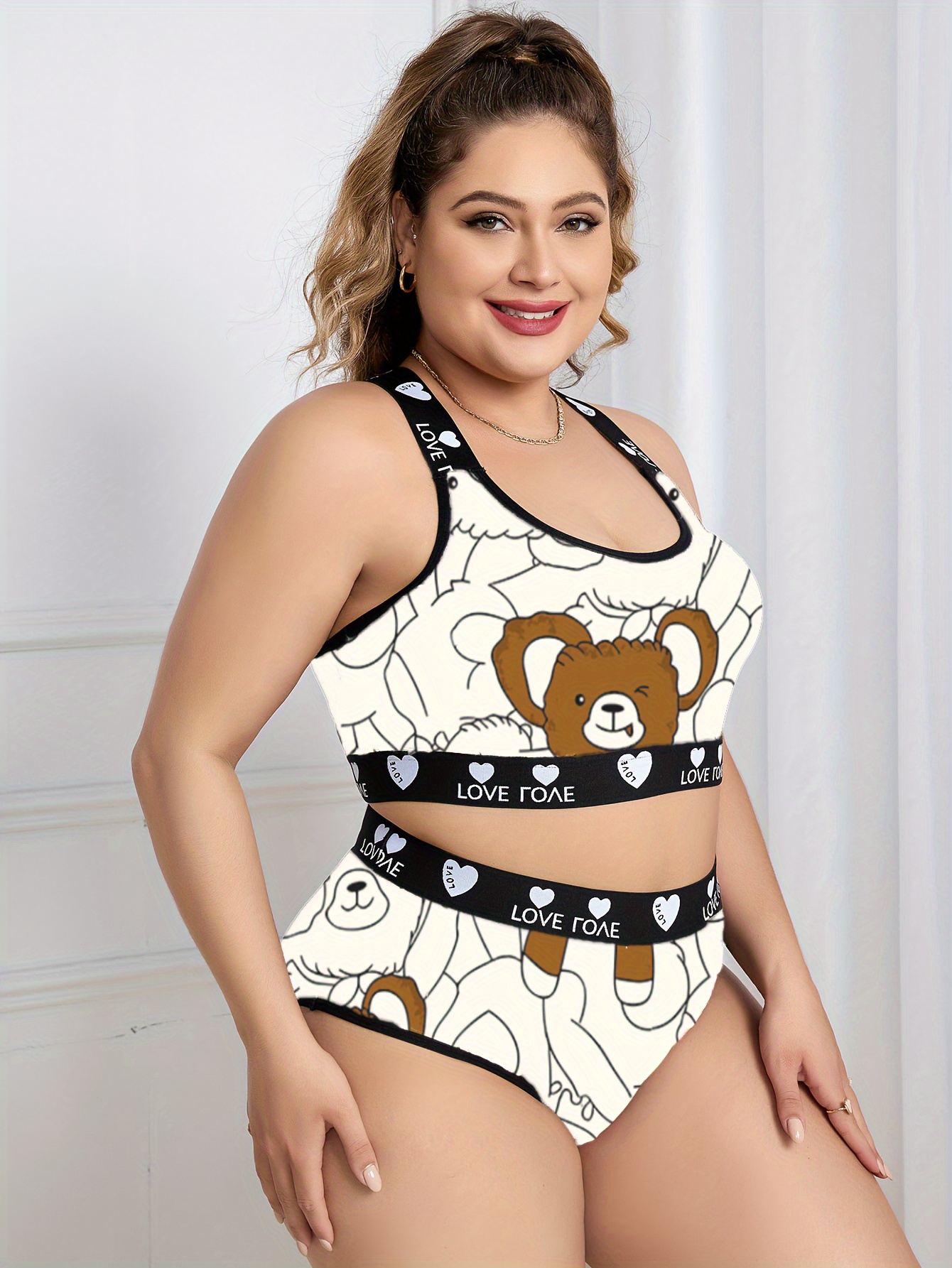 Mulheres Underwear Set Plus Size S 3XL Calcinhas Para Mulheres