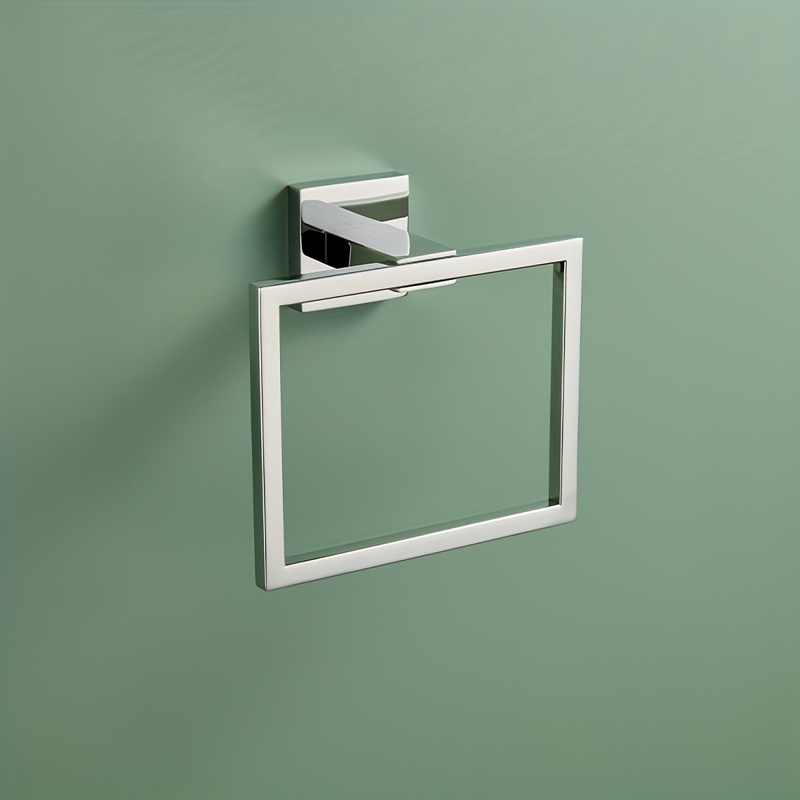 Square towel holder online chrome