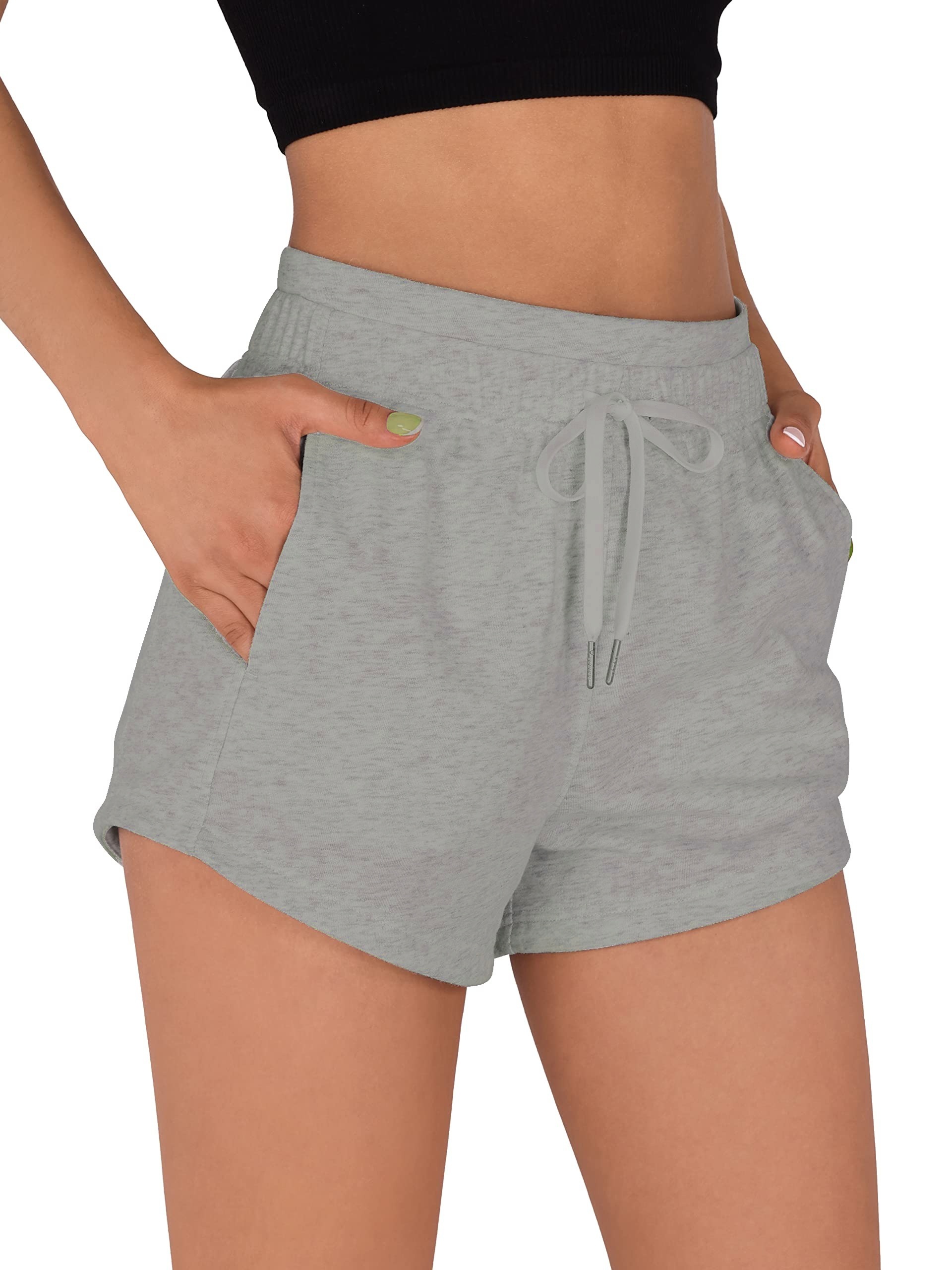 Solid Drawstring Waist Comfy Shorts Versatile Loose Shorts - Temu Canada