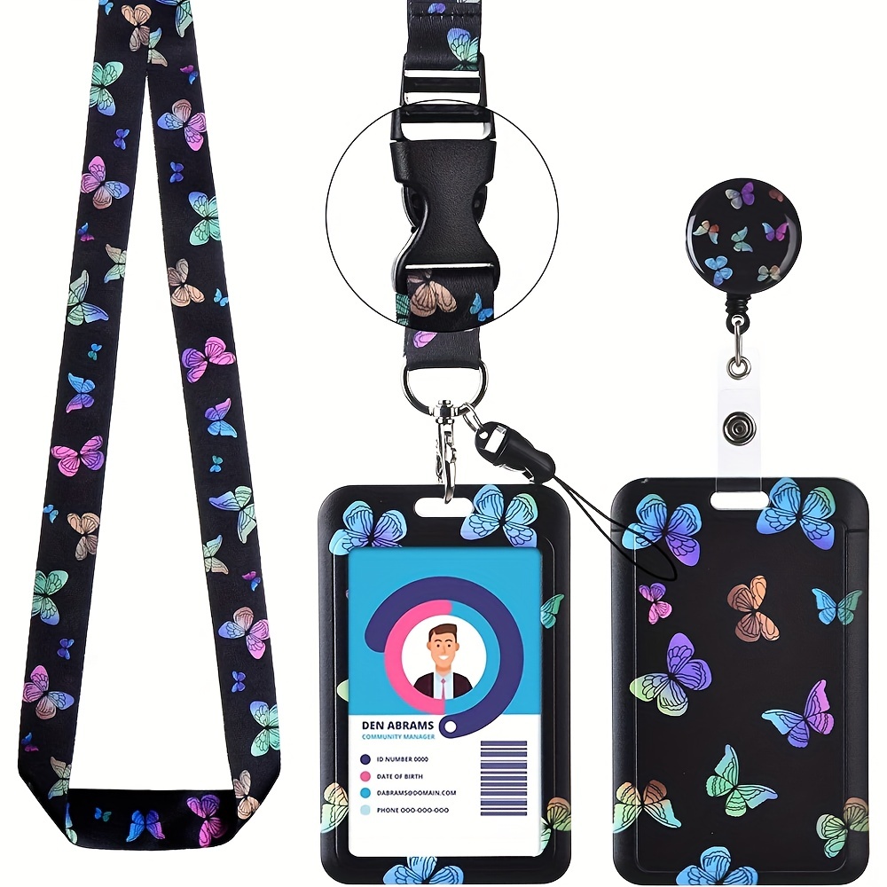  Keropi Lanyard with ID Badge Holder, Kawaii Retractable Reel  ID Holder for Keys Keychain, Cartoon Green Frog ID Clip, Neck Supplies for  Girls Men Kids : Office Products