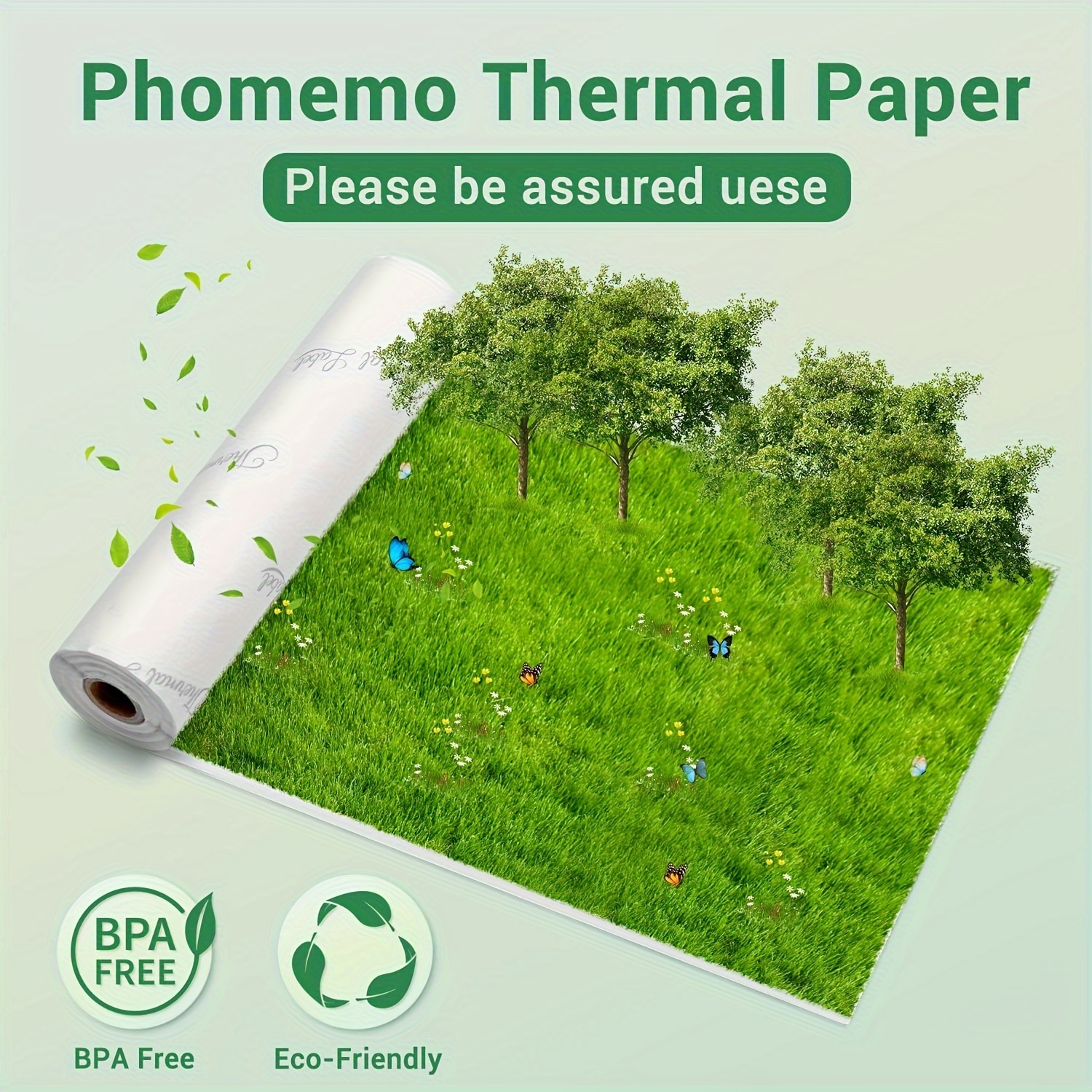 Phomemo Adhesive Thermal Sticker Paper,White/Transparent/Semi-Transparent  Thermal Printer,for M02/M02 Pro/M02S/M03/M03AS/M04S - AliExpress