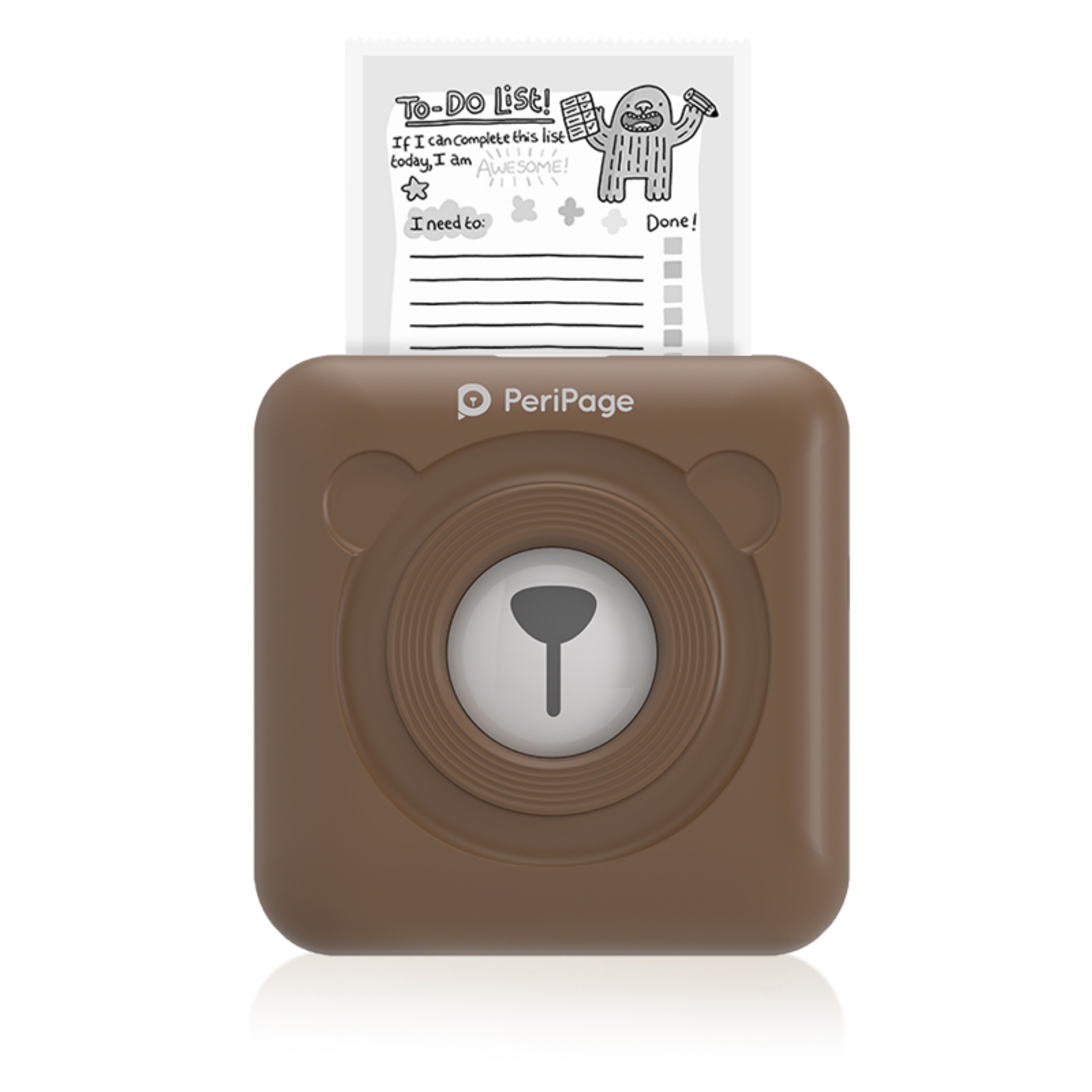 PeriPage A6 Mini Portable Thermal Printer Photo Pocket Label Sticker  Printer Color Paper Roll 58mm Wireless Picture Print Maker