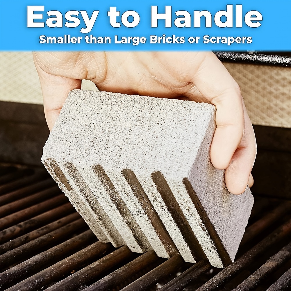 BBQ Grill Cleaning Brick Block Barbecue Cleaning Stone Racks