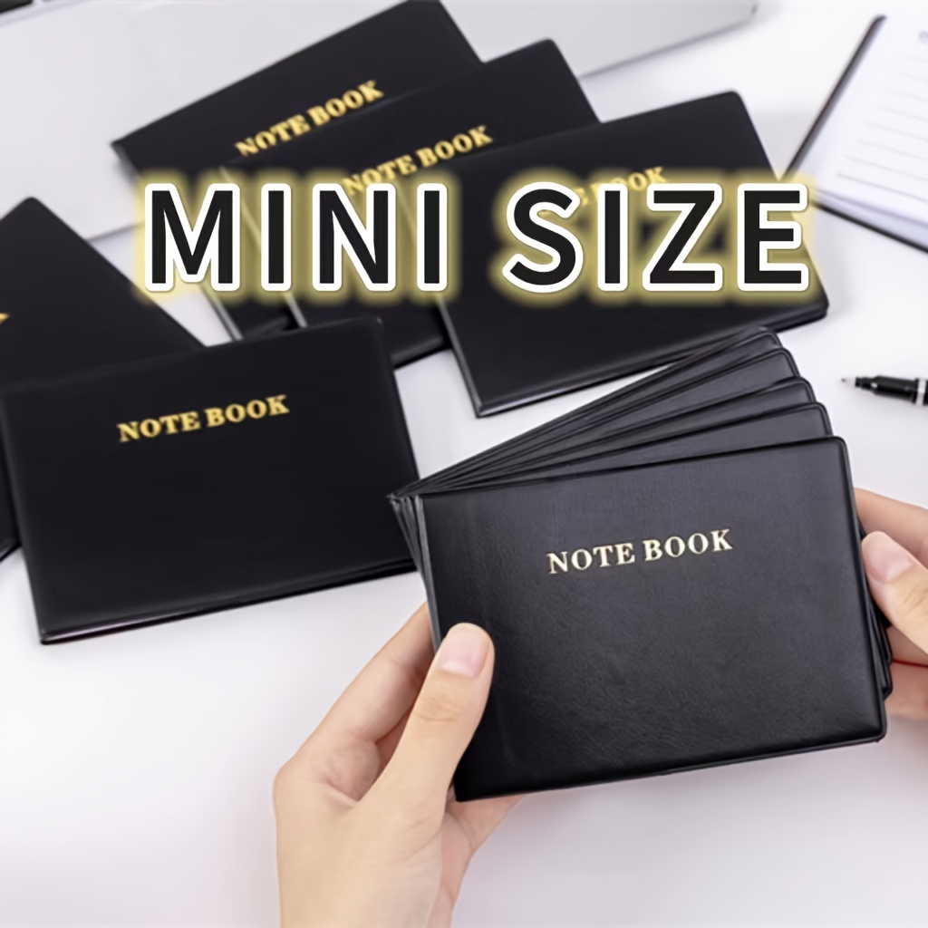 

1pc/4pcs Pocket Notebook 100 Pages Mini Notebook Portable Simple Business Notebook Mini Pocket Notebook, Notebook/daily Notebook/lined Notebook