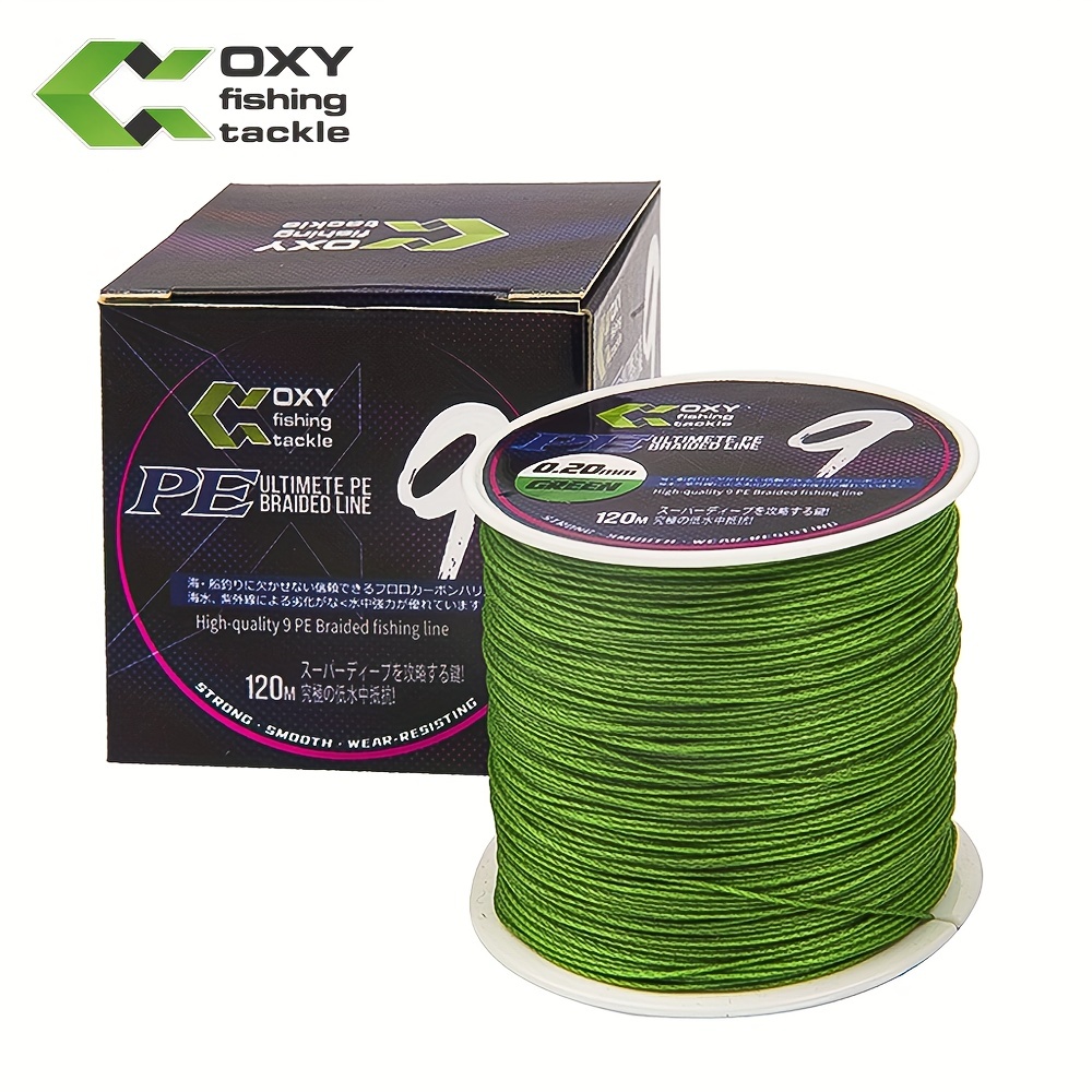 Oxy Braided Fishing Line 9 Strands Super Strong Abrasion - Temu