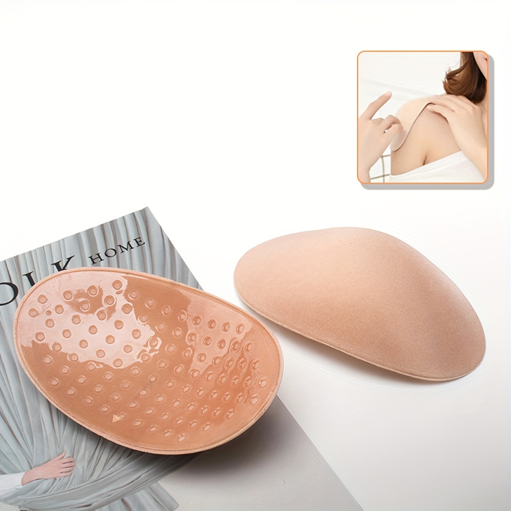 Silicone Shoulder Pads for Women Clothing Anti-slip Push Up Self Adhesive  Transparent Shoulder Pads 1 Pair