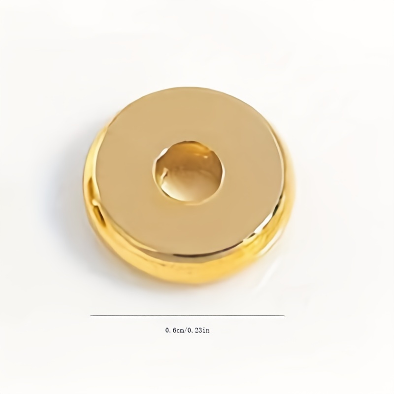 100-200pcs Golden CCB Round Spacer Beads for Jewellery Making