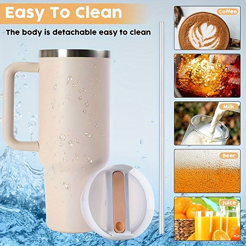  Coffee Bean Travel Coffee Mug with Handle Car Vacuum