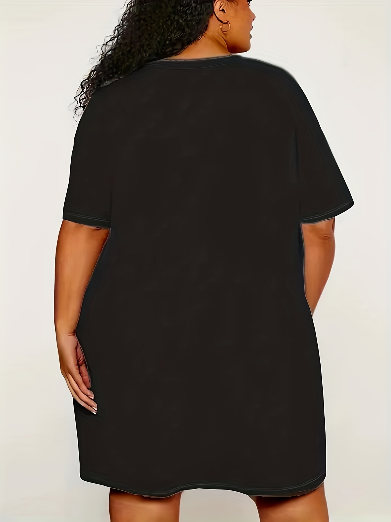 Fish Bone Print Tee Nightdress