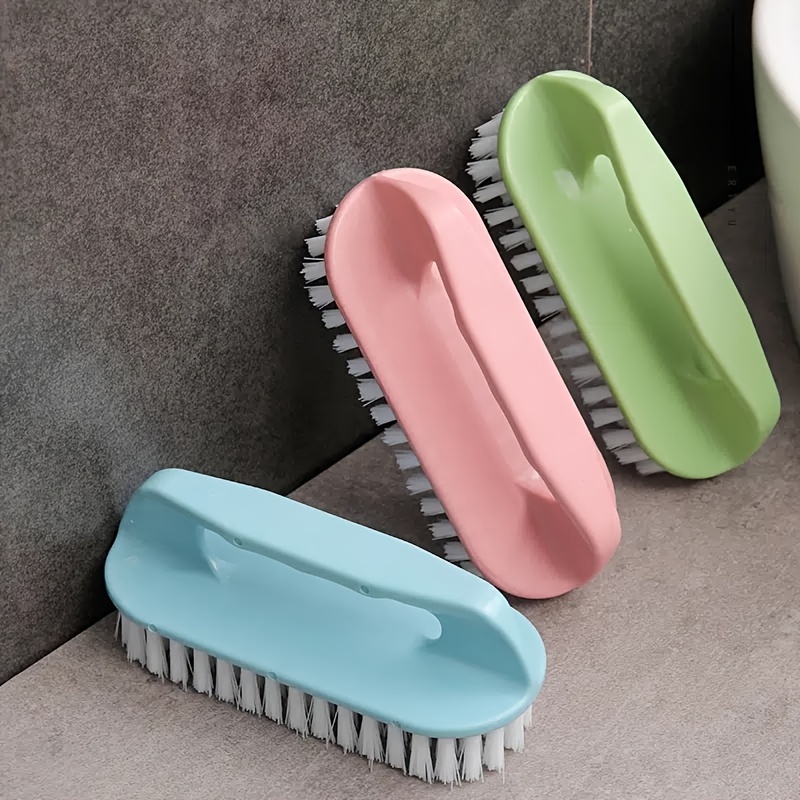 Household Bristle Cleaning BrusCleaning Brush Household Small Laundry Brush  for Soft Bristle Scrub Clothes Shoe Fabric Hand Cleaning Brushh,Press Type  Automatic Liquid Adding Brush 