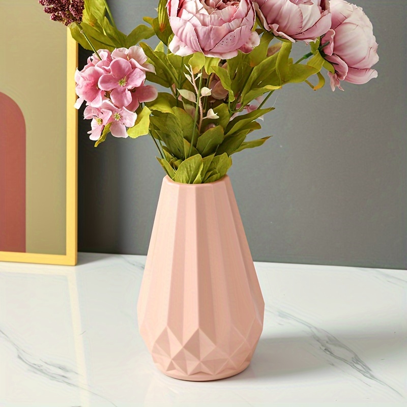 1pc Vaso Di Plastica Per Fiori Secchi E Bagnati Contenitore Per  Composizioni Floreali Decorativo Vaso Per Fiori Artigianato Imitazione  Smalto - Temu Italy