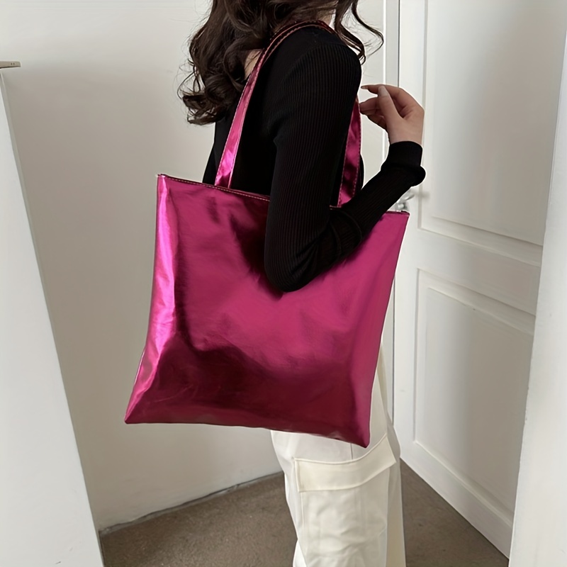 Candy Color 2023 Fashion Large-capacity Shoulder Tote Laser Bag