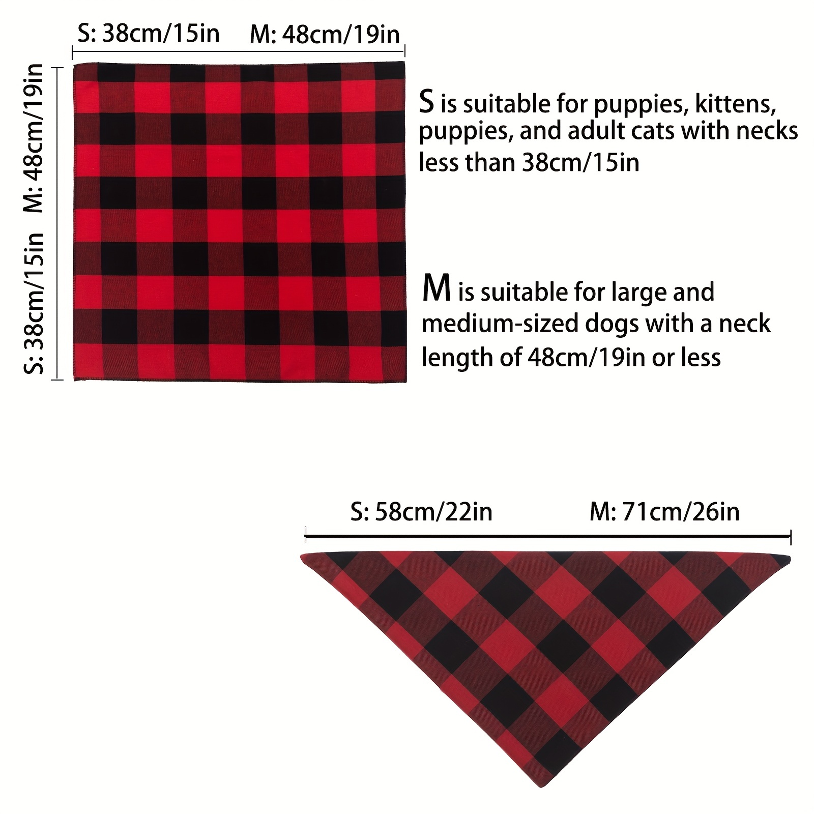 Flannel bandana outlet for dogs