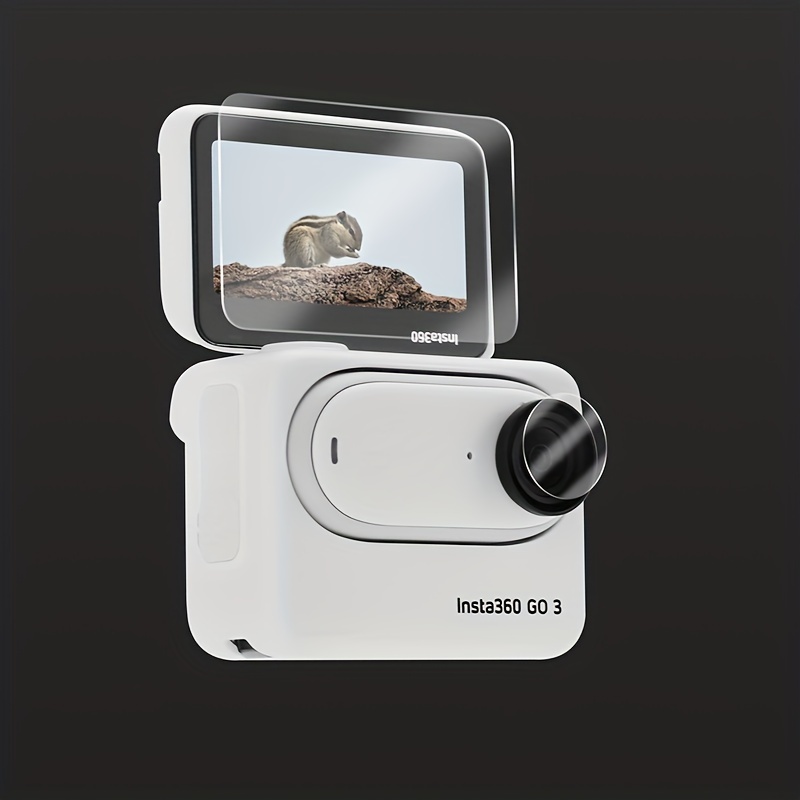 Insta 360 X3 Sticky Lens Guard Screen Tempered Film Set - Temu