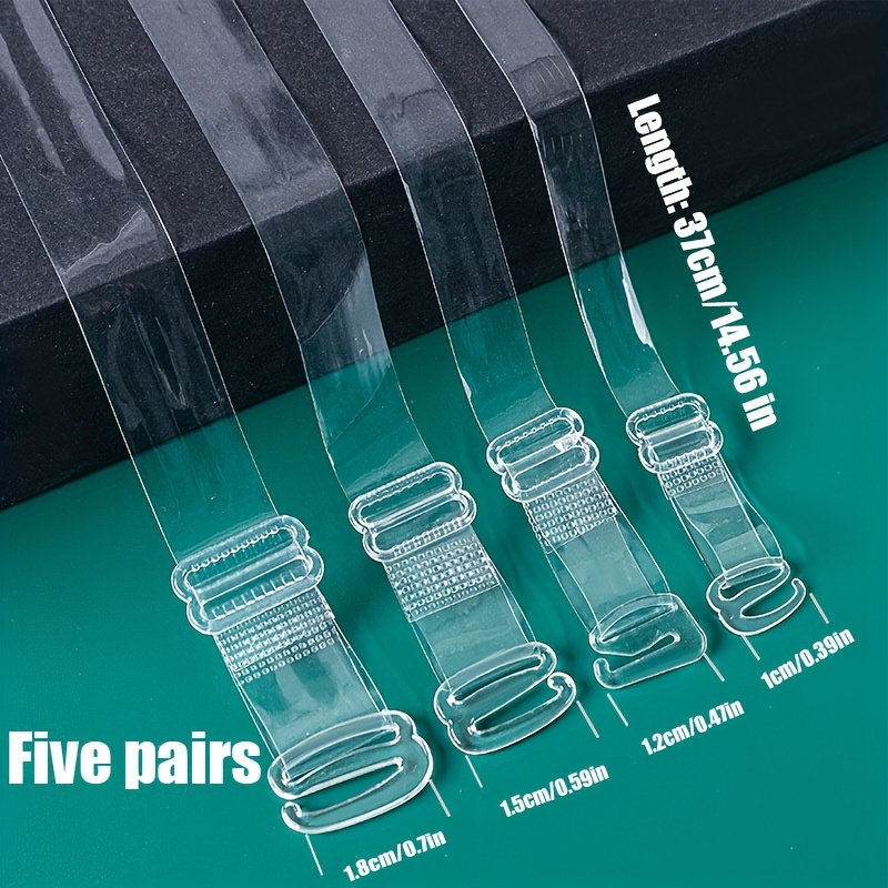 5pairs Clear Bra Strap