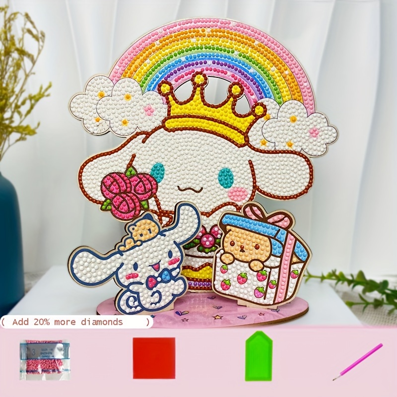 Hello Kitty Kawaii My Melody Cinnamoroll DIY Diamond Painting Photo Frame  Anime Sanrioed Girl Heart Handmade