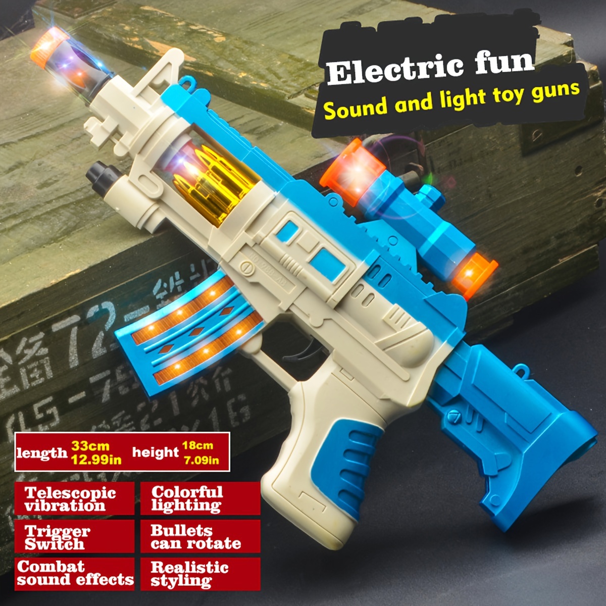 Shell Ejection Laser Pistol Toy Gun Blaster Realistic Model For