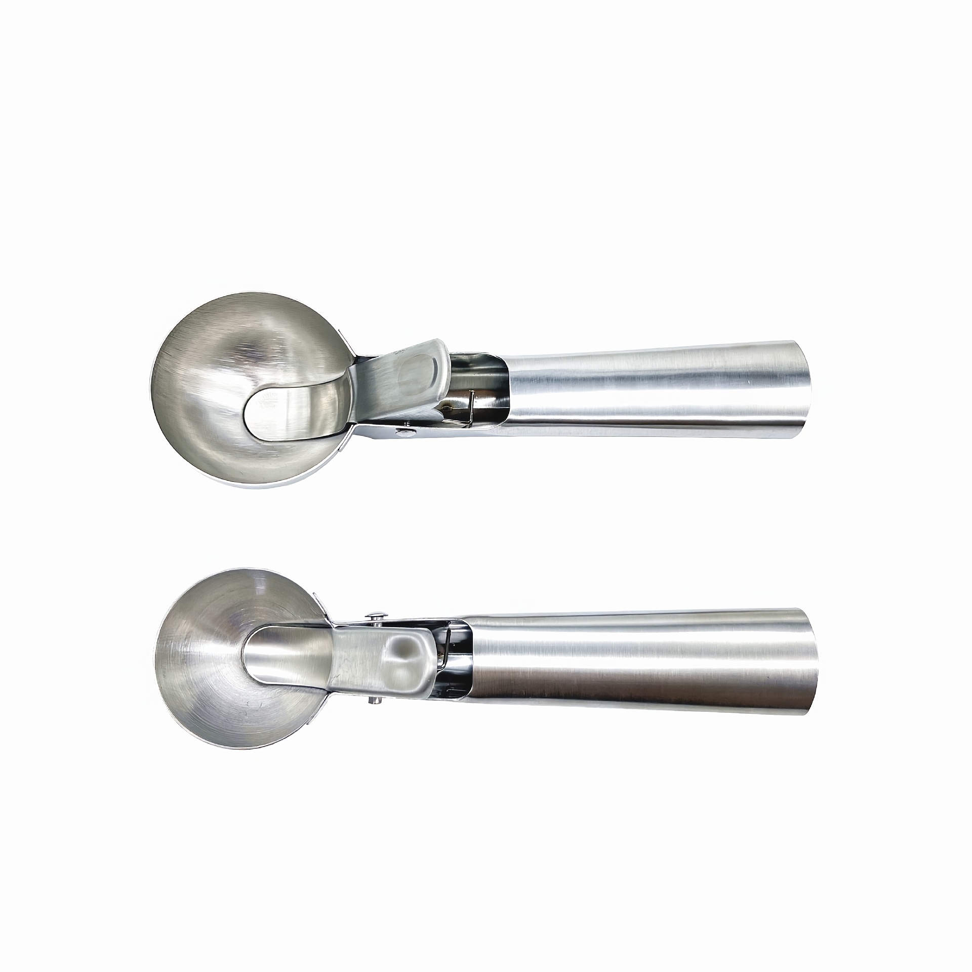 Stainless steel Ice Cream Scooper With Trigger design and Anti-Freeze  handle, Multi purpose for baking 
