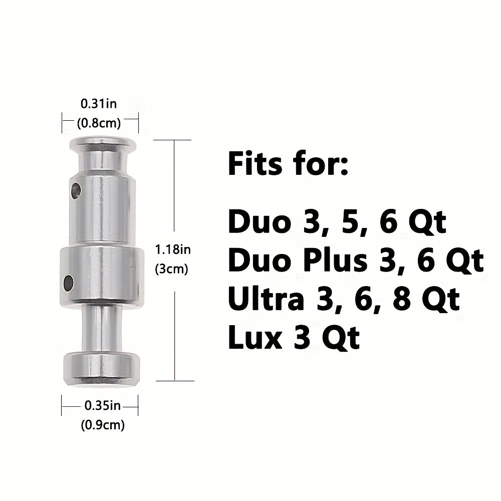 2 Pack Instant Pressure Cooker Float Valve for Instant Pressure Cooker  Replacement Parts Fits Duo 3, 5, 6 Qt Duo Plus 3, 6 Qt Ultra 3, 6, 8 Qt Lux  3
