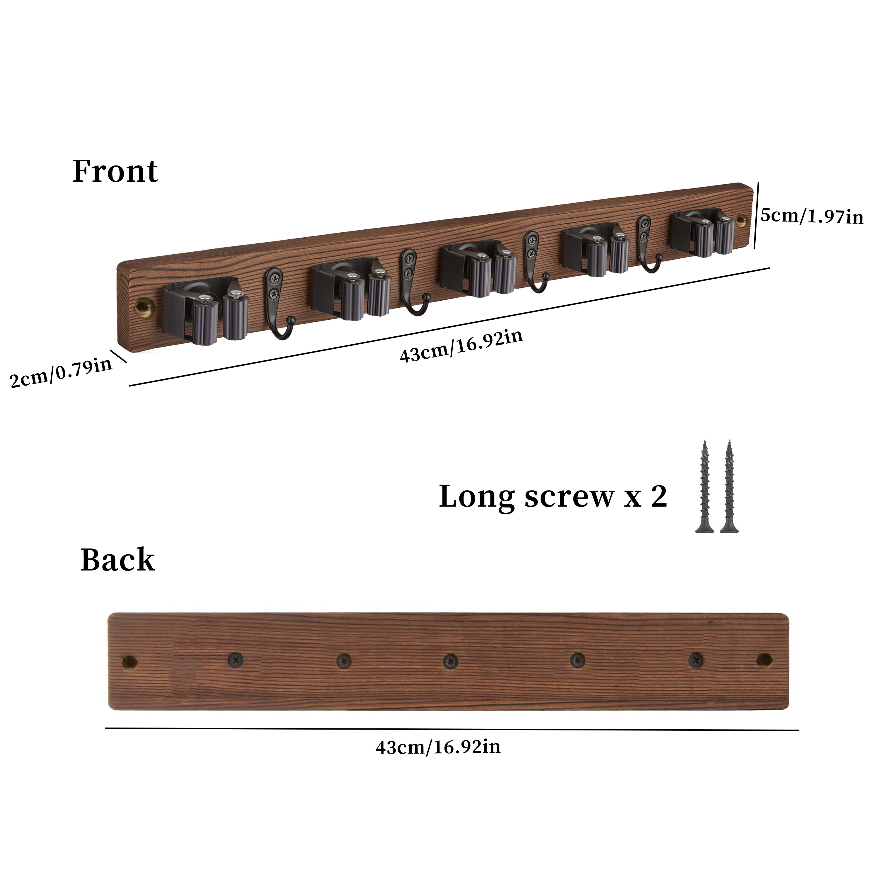 Organisateur De Support De Balai, Armoire De Rangement Mobile pour  Vadrouille, Chariot À Outils De Nettoyage Au Sol, pour Jardin, Garage,  Écoles, Hôtels, Hôpitaux, Entreprises Immobilières, Restaura : :  Bricolage