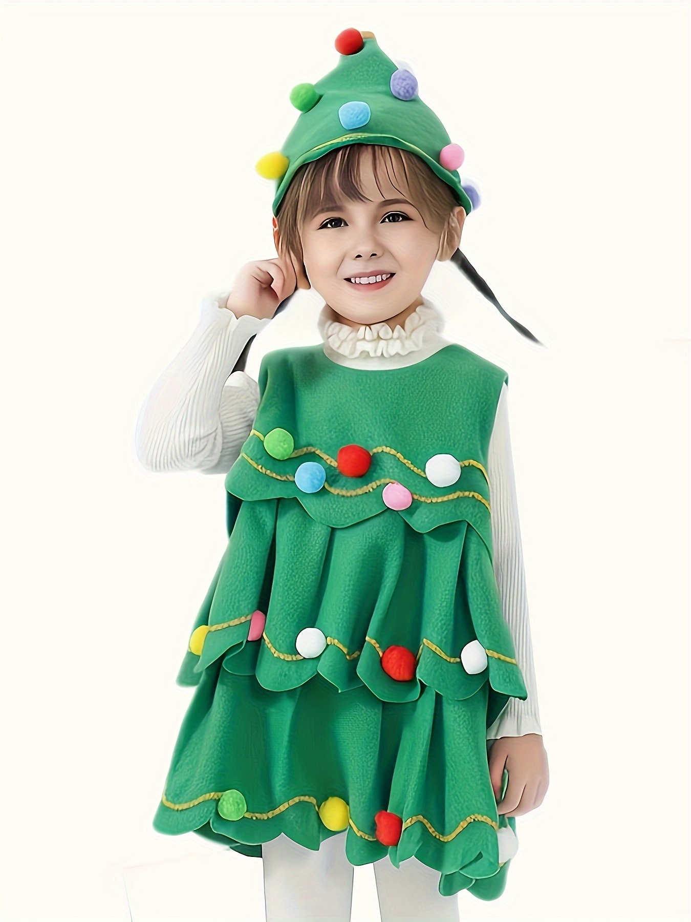 Mädchen/jungen Weihnachtsbaum Cosplay Kleid Bequeme - Temu Germany
