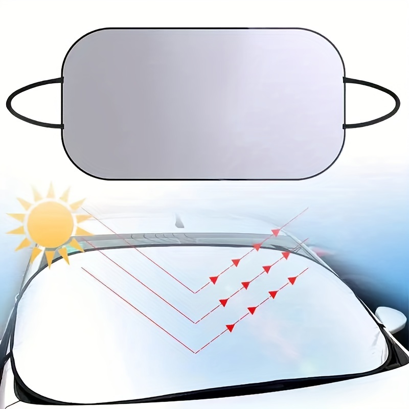 1 Stück Auto Front Sonnenschutz Wärmedämmung Windschutzscheibe Sonnenschutz  Universal Sonnenschutz Seitenblende Sommer Artefakt 13,0 Cm * 80,01 Cm