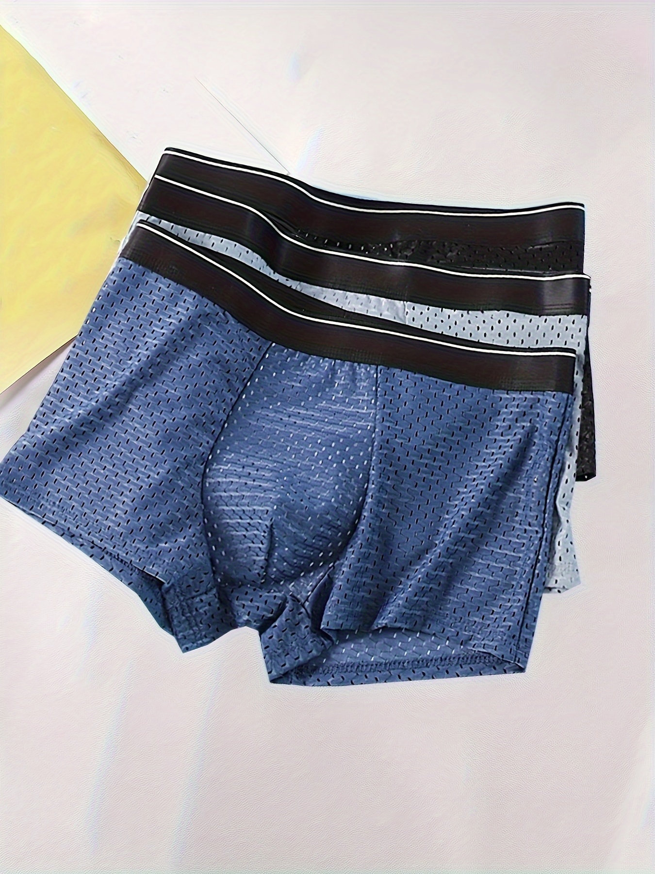 Boys Casual Boxers Mesh Quick Dry Breathable Comfortable - Temu