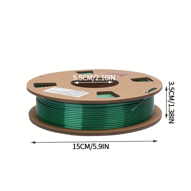  Voxelab Filamento de impresora 3D, filamento PLA de 0.069  pulgadas, filamento de impresión 3D cambiable de color, precisión  dimensional +/- 0.001 in, carrete PLA de 2.2 libras, se adapta a la