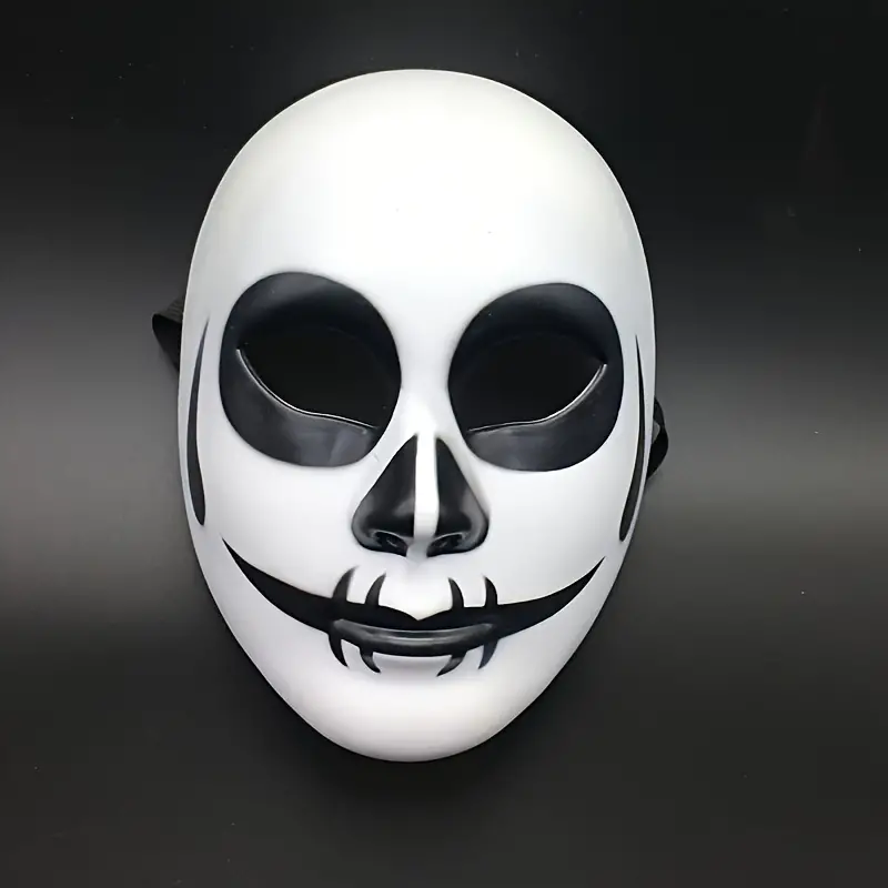 1pc, 3 Styles, Horror Ghost Skull Mask, Creepy Full Face Mask Dress Up,  Halloween Cosplay Costume Props, Bar Club Rave Party Decors Photography  Props