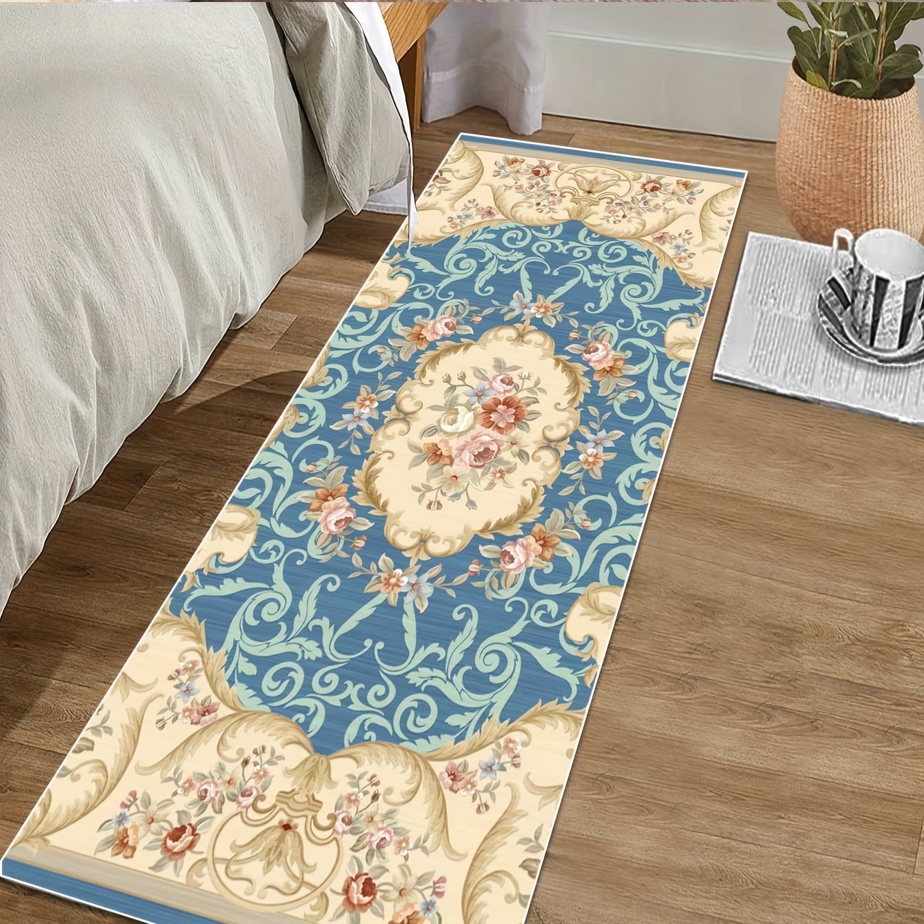 Vintage Outdoor Indoor Area Rug, Anti-slip Boho Persian 2'x 6'/ 5.25'x6'  Outdoor Rugs For Patio Carpet, Soft Foldable Low-pile Carpet For Living  Room Bedroom, Runner Rug Fot Hallway Entryway, Machine Washable, Easy