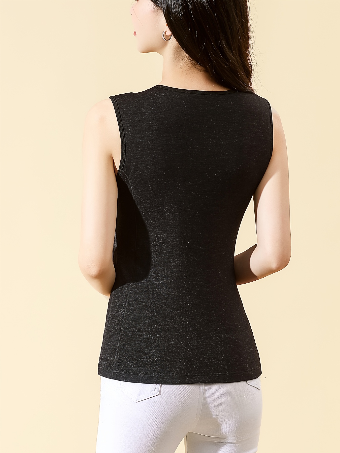 Women's Four layer Heating Wire Thermal Vest Solid - Temu