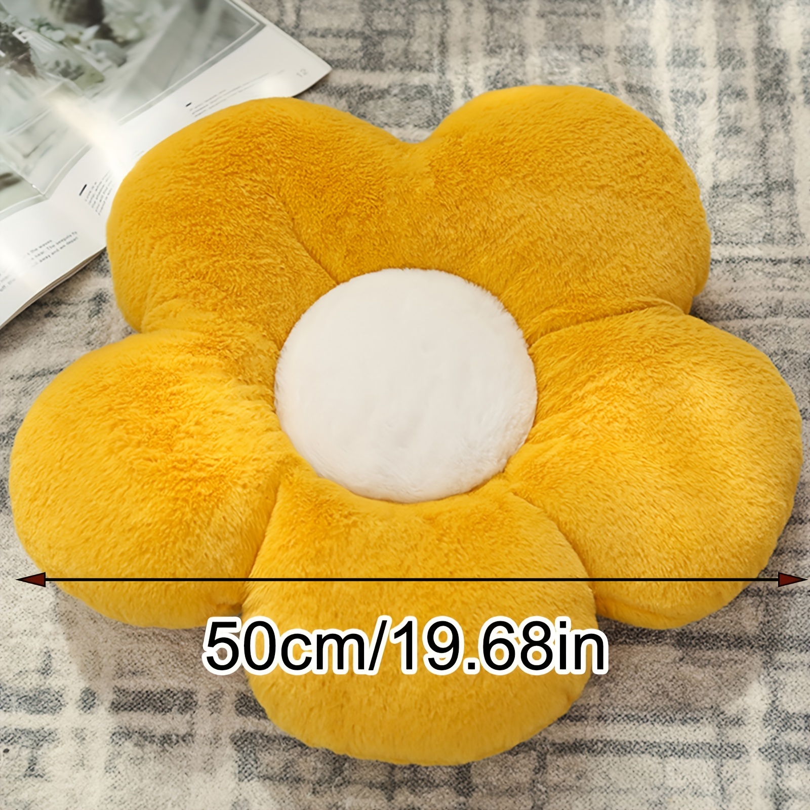 花の枕 花の形のスローピローバットクッションフラワーフロアピロー