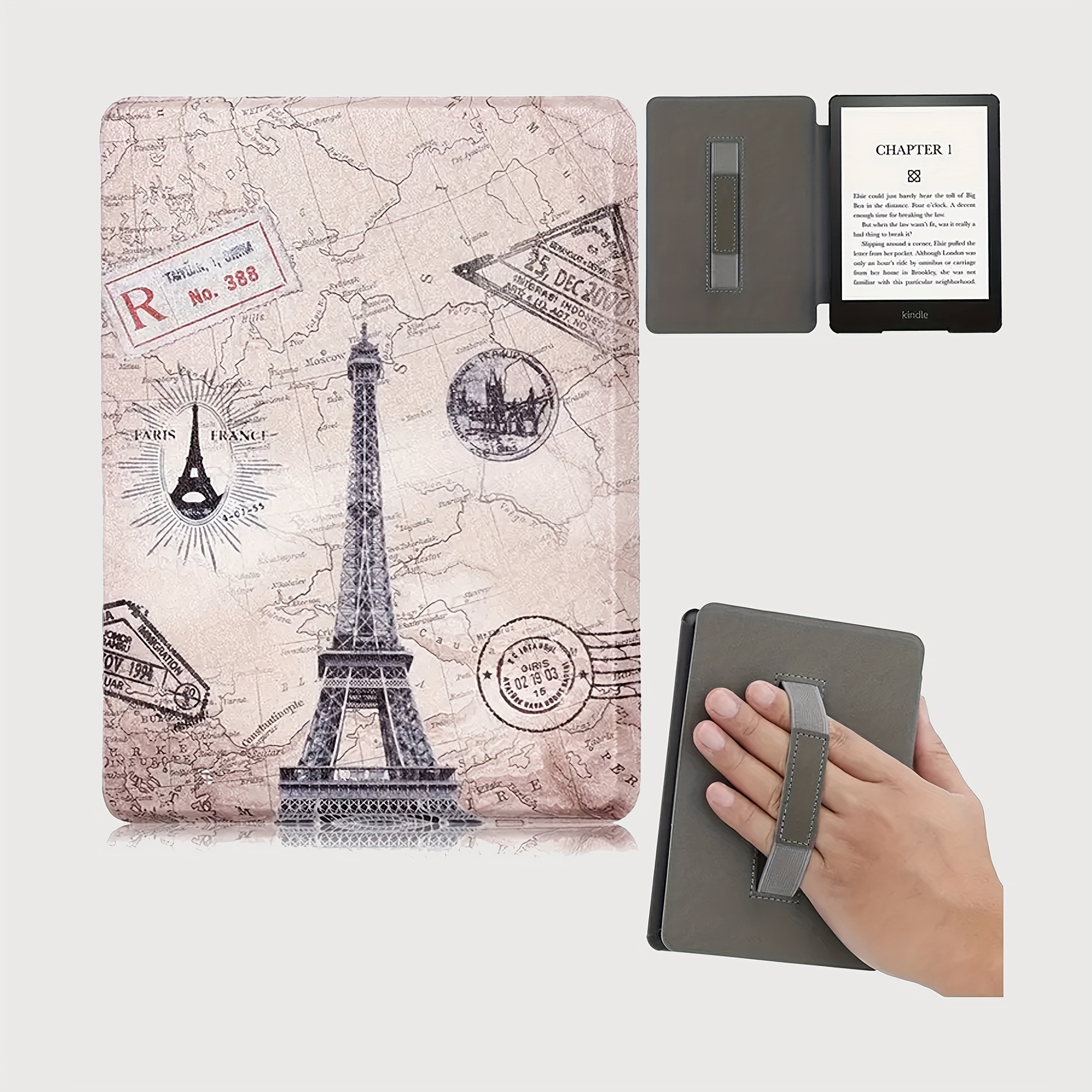 Coque pour Kindle 2022 11e Génération Flip Etui Cuir PU Silicone