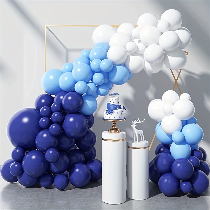 RUBFAC Globos gigantes de 36 pulgadas, 5 globos de látex azul rey para  fiesta de cumpleaños, sesión de fotos, graduación, decoración de baby shower