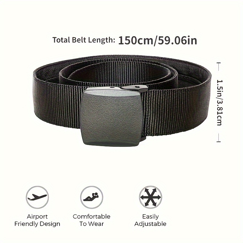 High Military Nylon Belt Adjustable Buckle for Outdoor Training