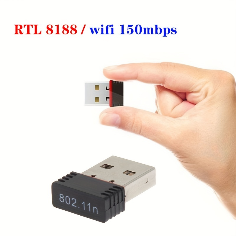 150 / 450mbps Receptor WIFI,WiFi USB Adaptador Antena WiFi Largo Alcance  Adaptador Inal᭢rico USB Mini Receptor WIFI Dongle WiFi Adaptador USB Wifi  del adaptador () - PCPartPicker