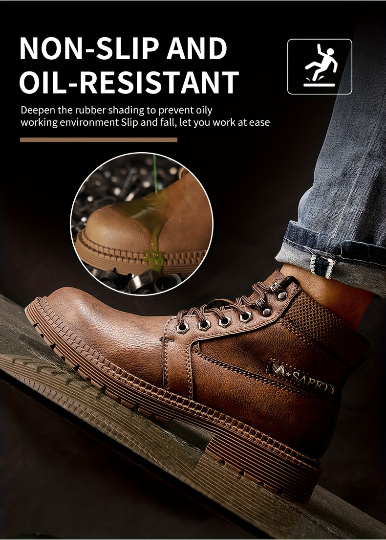 Non slip hotsell oil resistant boots