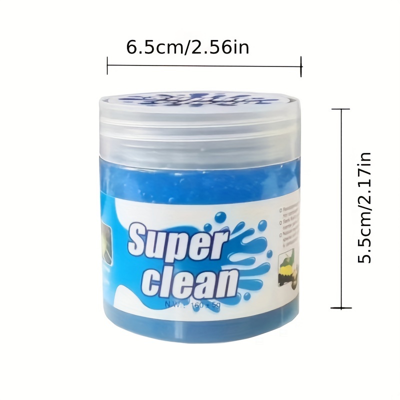 1/2 Bottles, Car Cleaning Soft Adhesive, Car Interior Air Vent Cleaning  Keyboard Remote Control Crevice Dust Sticky Remover Adhesive