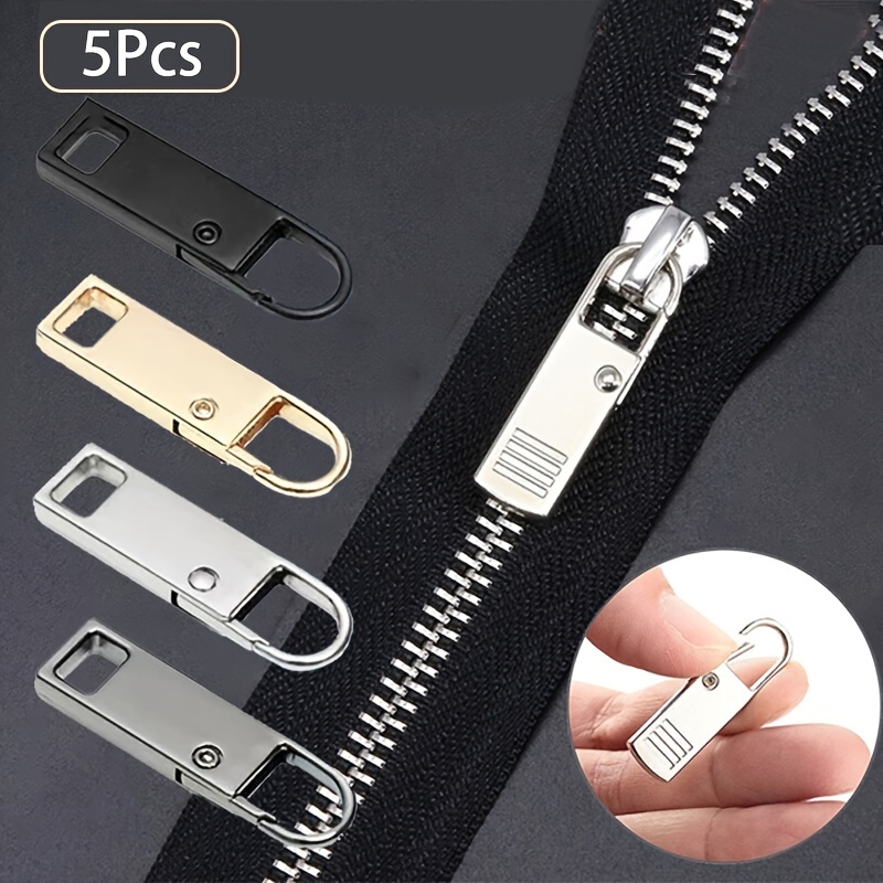 5Pcs Universal Zipper Pull Replacement Slider Removable Zipper