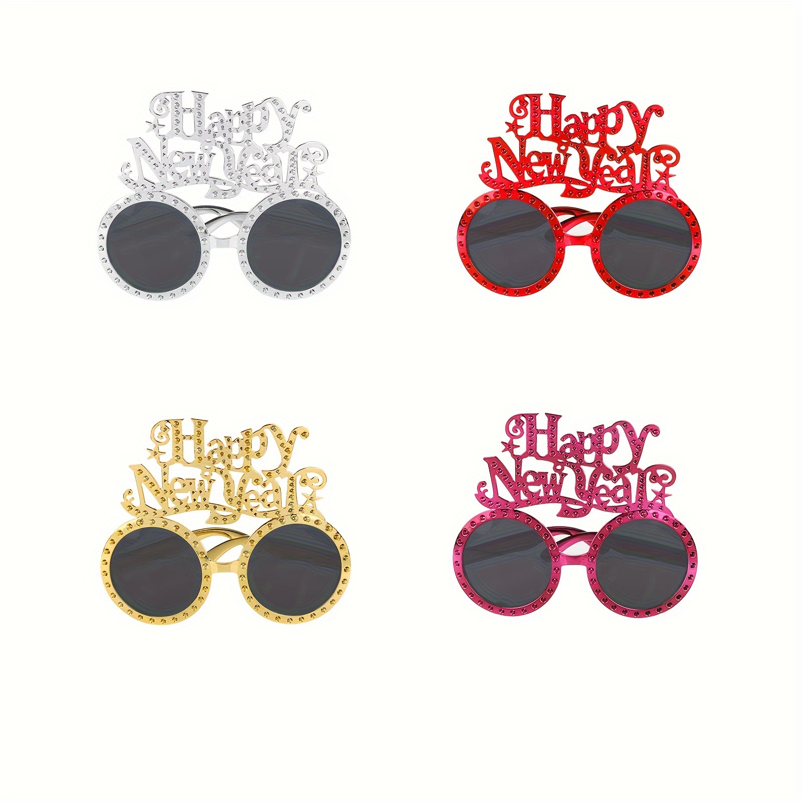 Gafas De Sol De Feliz Año Nuevo Accesorios Para Fotos - Temu
