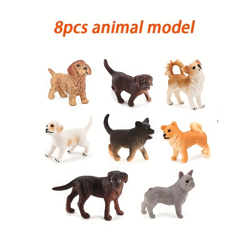 Multiple Multi color Simulation Animal Toys Simulation Dog - Temu