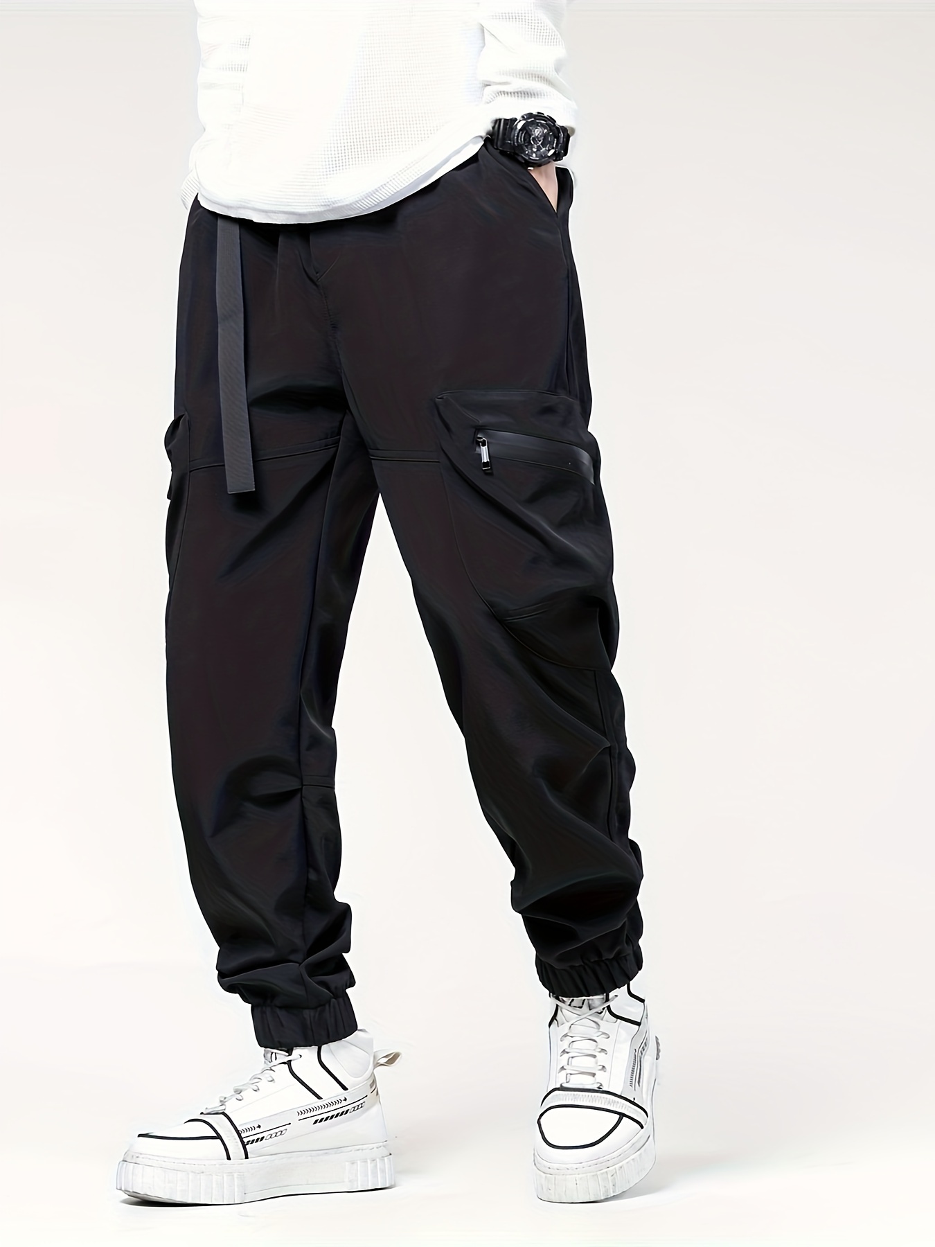 Trendy Classic Cargo Pants Men's Multi Flap Pocket Trousers - Temu New  Zealand